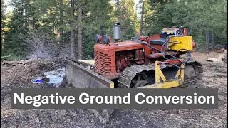 How To Convert Old Tractor (IH TD-6) to Negative Ground