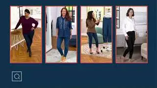 Denim & Co. Cozy Touch Denim Pull-On Jeggings on QVC