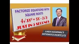 Factorize Quadratic Polynomials with Square Roots
