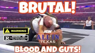 MOST SHOCKING AEW Match of 2025?! Jon Moxley vs  Hangman Page ALL IN TEXAS