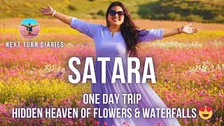 Satara in One Day🌿| Kaas Pathar, Vajrai & Thoseghar Waterfalls | Hidden Heaven of Maharashtra!
