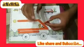 DIY crafts School van Matchstick and Ice cream stick...🙂