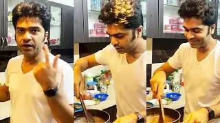 Simbu Cooking With All New Look | Inside STR House | Str Cooking