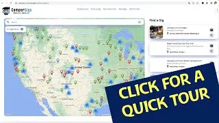 CamperGIgs Tour | Work Camping - Volunteering - Camp Hosting