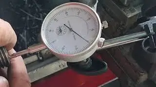Hercus lathe end float 1 to 2 thousandths.  Using dial gauge