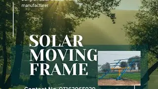 #solar I #frame 24 panel moving frame