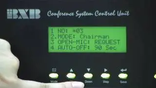 Conference Mode Settings-Normal-BXB FCS Series digital conference system