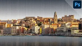 Add Vertical Grain Lines to Photo | PHOTOSHOP TUTORIAL