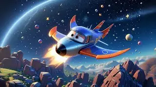Ricky Rocket Makes a Turn | Fun Space Song for Kids | Nursery Rhymes & Movement