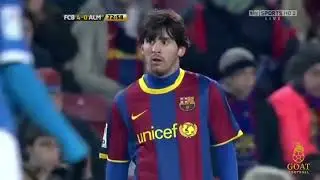 Gol Ke 182 dan 183 Lionel Messi Vs UD Almeria 1/26/2011 #messi #lionelmessi #messi10 #barcelona
