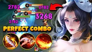 MAI SHIRANUI PERFECT COMBO & ROTATION MID LANE GAMEPLAY! | HONOR OF KINGS