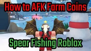 How to AFK Farm Coins in Spear Fishing Roblox
