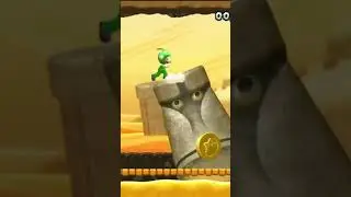 Ground pound it! #gaming #luigi #supermariobros #mario #switch #nsmbud