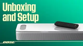 Bose Smart Soundbar 900 — распаковка и настройка