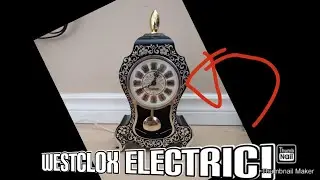 new westclox electric pendulum mantle clock