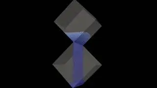 1,000,000 Particle Hourglass DEM Simulation
