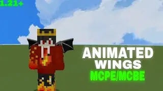 Animated Wings Texture Pack For MCPE/MCBE (Cosmetics)