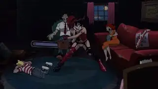 Batman vs Harley Quinn (Justice League Gods and Monsters)