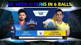 DREAM 11 IPL 2020 : CSK VS DC MATCH FULL HIGHLIGHTS OF LAST OVER ll DC NEED 17 RUNS FROM 6 BALLS ll