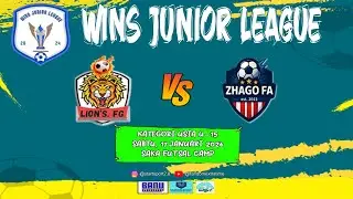 WINS JUNIOR LEAGUE 2025 | U-15 | LIONS FG WHITE VS ZHAGO FC