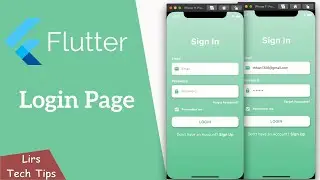 Flutter: Login Page UI