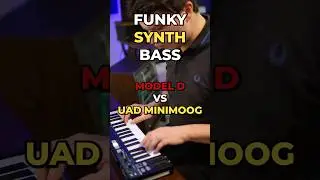 Funky Minimoog Battle &ndash; Behringer Model D vs. UAD!