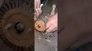 how to change 1hp motor impeller l mansi electrical #youtubeshorts #impeller