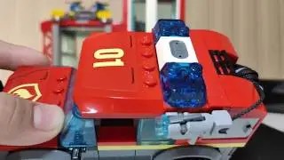 Обзор LEGO City 60215 Пожарное депо 509 деталей 60215