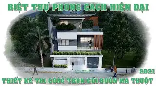 THIẾT KẾ THI CÔNG TRỌN GÓI BIỆT THỰ PHONG CÁCH HIỆN ĐẠI Ở BUÔN MA THUỘT DAKLAK