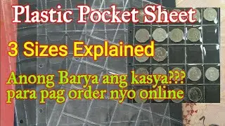 Coin Organizer / Plastic Pocket sheet / Philippine Coin Hunter