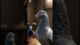 A farmer has many chickens and pigeons 😭 #ai #shorts #hen #pigeon