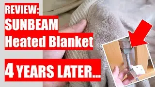 REVIEW: Costco Sunbeam Heated Blanket - 4 YEARS LATER... Queen Size