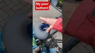 Posterior position problem! Saddled with a sore seat. Selling noseless bicycle seat asap.
