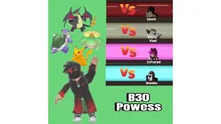 Can B30 Powess's Kanto Team defeat the elite 4 in Roria conquest