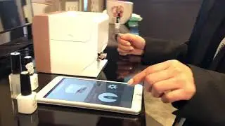 Funai Nail Art Printer Hands-on Demo at CES 2019