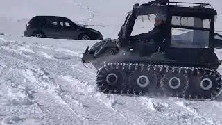 Amfibiya tipli daşıyıcı TİNGER Armor W8 8x8 - Şahdağda