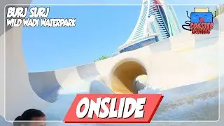 Burj Surj Tube Slide - Wild Wadi Waterpark | POV