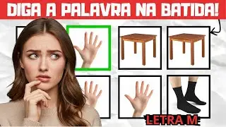 DESAFIO LETRA M: Diga a Palavra na Batida da Música (Parte 1)