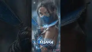 Kitana - &ldquo;Graceful, but deadly. You will learn respect! 💙⚔️&rdquo; #MortalKombat, #gaming #youtubeshorts