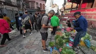 Peaceful Morning in Kathmandu | New Road to Basantapur Street Walk