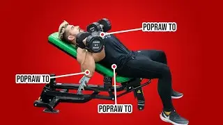 Wyciskanie Hantli - NIE POPEŁNIAJ TYCH BŁĘDÓW ( Technika w 7 Krokach )
