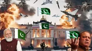 Pakistani President House & Security Destroyed By Indian Fighter jets Helicopters Army convoy GTA 5 