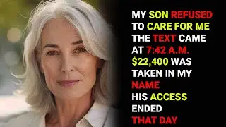 “My Son Abandoned Me in Old Age and Still Tried to Take My Money …”… And I Finally Said No
