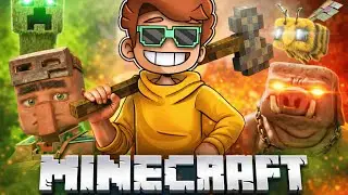 Minecraft survival Day 10 ! ⚔️  Live trying to build my sky mega base