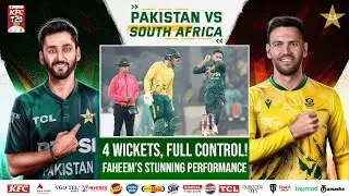 Faheem Ashraf on Fire! 4-Wicket Haul | Pakistan vs South Africa T20I Series | 2nd T20I | PCB | M2R1U
