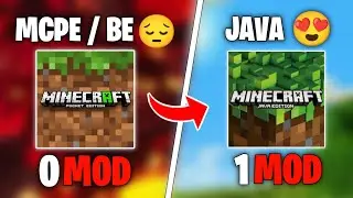 How To convert Minecraft PE into Java edition (1.21+) in hindi 🔥