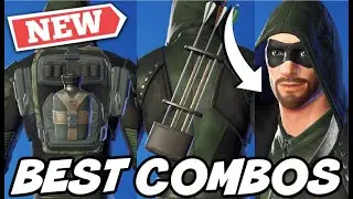 BEST COMBOS FOR *NEW* GREEN ARROW SKIN (MONTHLY CREW PACK)! - Fortnite