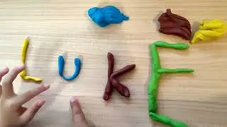 Fine motor activity | Forming letters using Clay | Play and Learn
