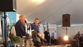 Richard Roxburgh and Writer Andrew Knight in panel