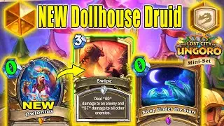 NEW Owlonius 100+ Damage OTK Druid Deck Is So Cool! The Lost City of Un'Goro Mini-Set | Hearthstone